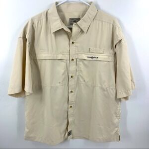 Hook‎ & Tackle ShortSleeve Button Down Fishing Shirt